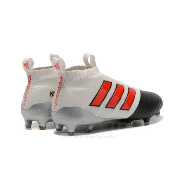 Adidas ACE PureControl FG Gris Negro Rojo